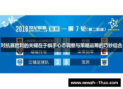 对抗赛胜利的关键在于棋手心态调整与策略运筹的巧妙结合